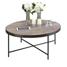 BOWERY HILL Coffee Table in Weathered Gray Oak