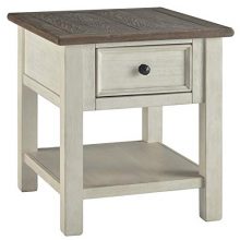 Bolanburg Rectangularside Table, Two-Tone