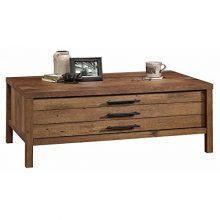 Pemberly Row Storage Coffee Table in Vintage Oak