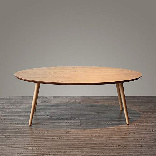 Nordic Wood Coffee Table Oval White Oak