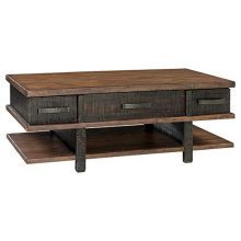 Stanah Lift Top Coffee Table - Rustic Two-Tone