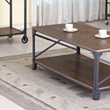 Vintage Industrial Occasional Cocktail Coffee Table, Antique Bronze