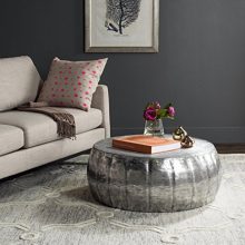 Safavieh Home Collection Dara Coffee Table, Silver