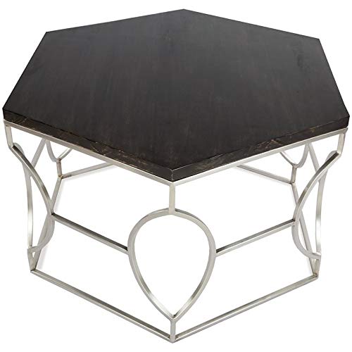 Riverside Furniture Barron 35" Hexagon Coffee Table in French Roast