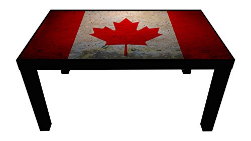 Probest Canada Flag Coffee Table