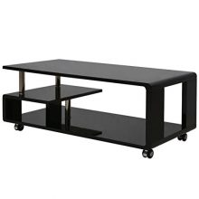 Tidyard High Gloss Coffee Table Black Deco