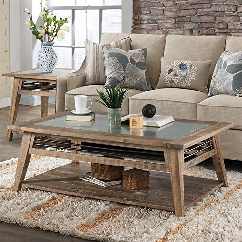Riverside Furniture Coffee Table in Rough-Hewn Gray