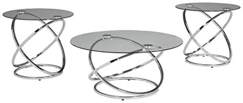 Hollynyx Contemporary 3-Piece Coffee Table Set