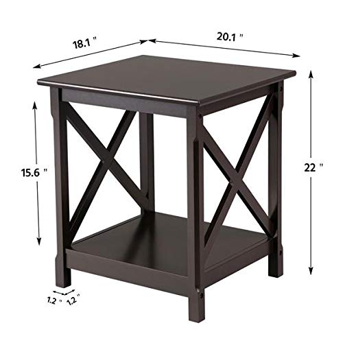 End Tables With Shelf Coffee Coffee Table Nightstand Offer ...