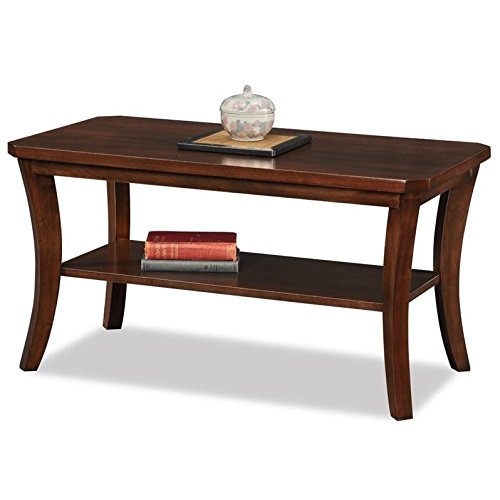 BOWERY HILL Coffee Table in Chocolate Cherry