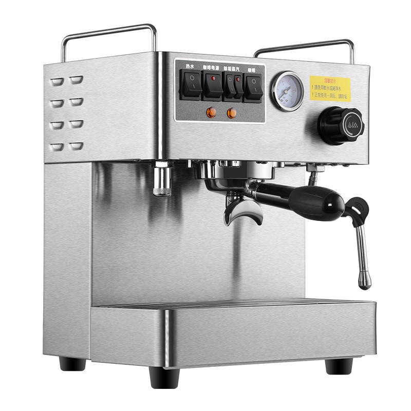 Automatic Espresso Coffee Machine 220V Stainless Steel Material Coffee Maker Good quality Commercial Office Coffee Machine