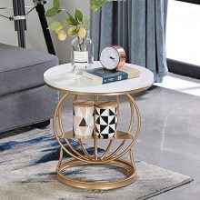 XIAOYAN End Table Nordic Iron Coffee Table