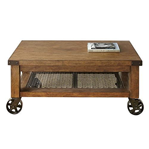 BOWERY HILL Coffee Table in Distressed Oak