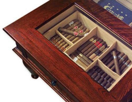 Quality Importers Trading HUM-CTH-M Coffee Table Humidor