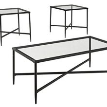 Ashley Furniture Signature Design - Augeron Contemporary 3-Piece Caffee Table Set