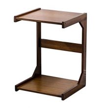 Enolla Nan Bamboo Side Movable Coffee Table with Wheel