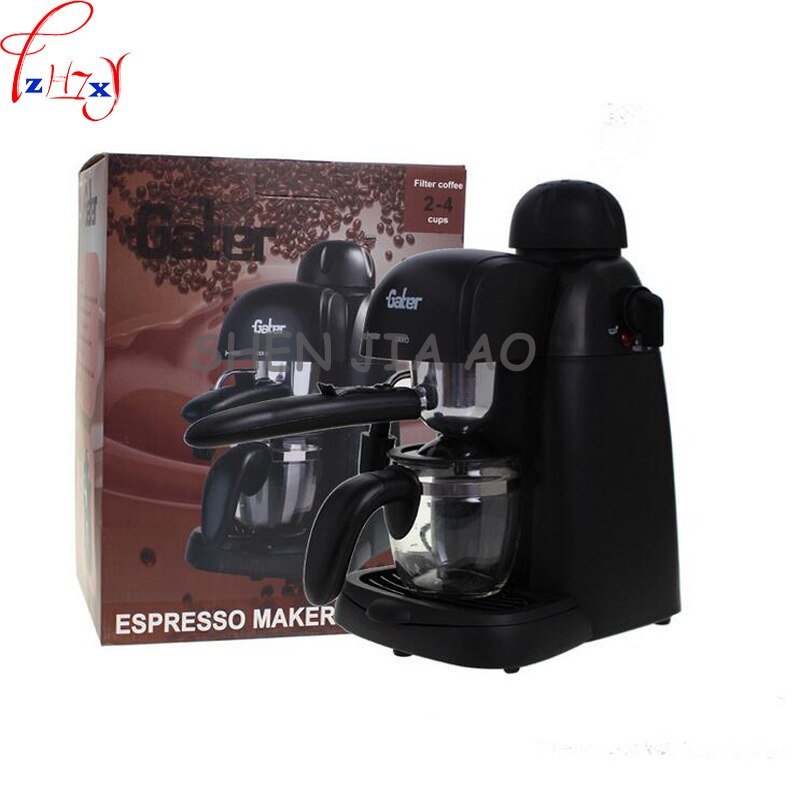1pc 220V 800W Commercial / Household Semi-automatic Italian Coffee Maker Vessel Coffee Maker Homemade Cappuccino