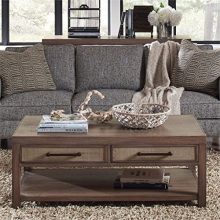 Riverside Mirabelle Coffee Table in Ecru