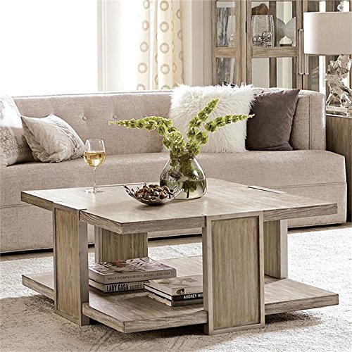 Riverside Furniture Square Coffee Table in Natural