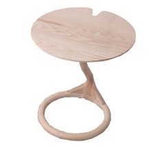 Enolla Solid Wood Side Simple Personality C-Type Desktop Coffee Table