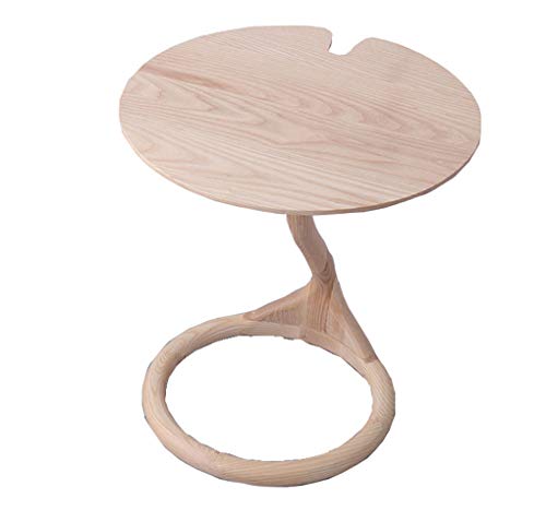 Enolla Solid Wood Side Simple Personality C-Type Desktop Coffee Table