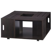 BOWERY HILL Square Coffee Table in Espresso