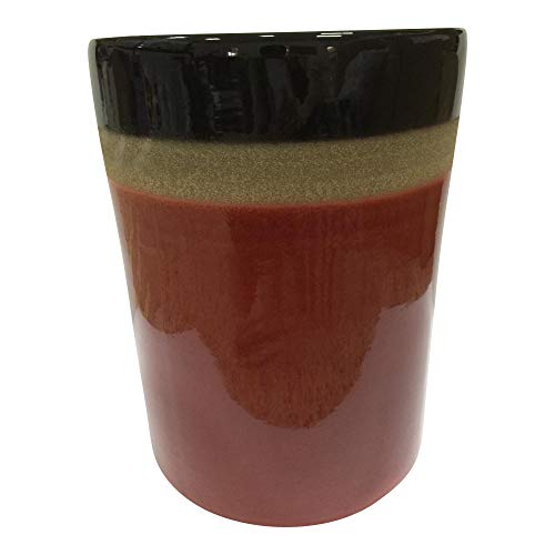 Moe's Home Collection Strato Ceramic Stool in Red