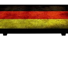Probest Germany Flag Coffee Table, Flag Coffee Table