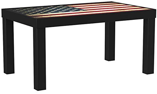 Probest American Flag Coffee Table
