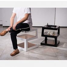 Square Creative Whole Bedside  Coffee Table Glass Corner