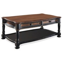 Hooker Furniture Preston Ridge Rectangular Wood Top Cocktail Table