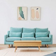 Simple Modern Wind Coffee Table for Small Apartment (Color: White Oak Color)