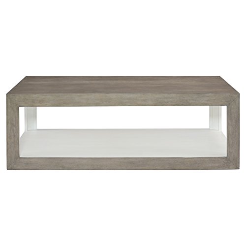 Rustic Grey Wood White Interior Coffee Table