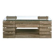 Progressive Furniture Coffee Table Distressed Spicy Elm Finish