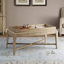 Uttermost Marek Wooden Coffee Table, Brown