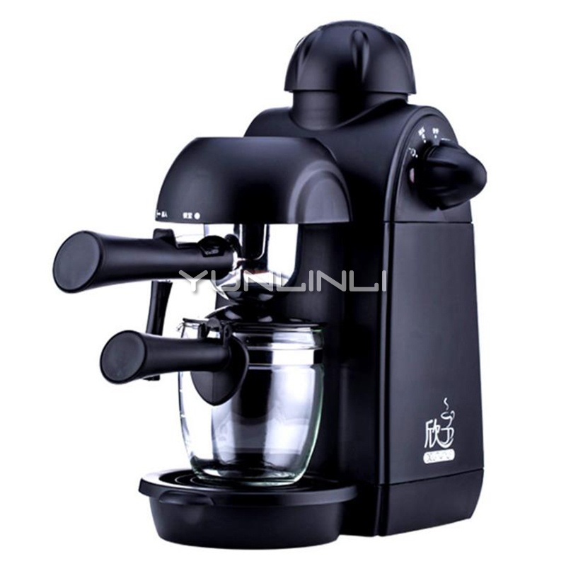 Espresso Machine Household Small Coffee Maker Italian Semi-automatic Steam Pump Pressure Type Foaming Machine Cafetera XY151305
