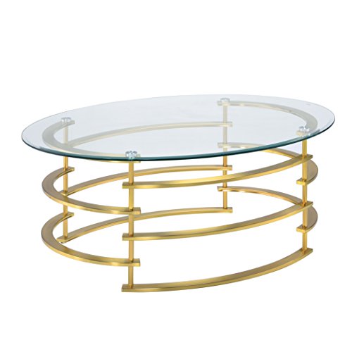 HOMES: Inside + Out Natalie Coffee Table, Gold