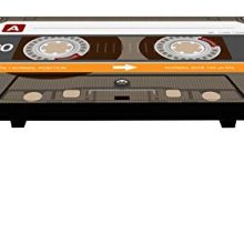 Cassette Tape Coffee Vintage Table Black