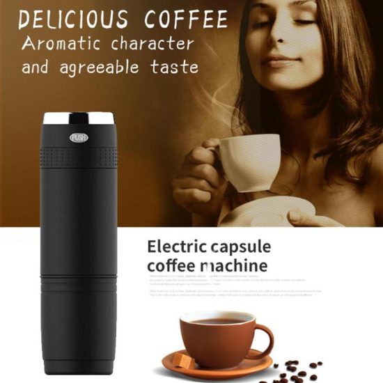 240ml/4oz Electric Automatic Coffee Machine Coffee Maker Portable Pressure Espresso Coffee Maker Blender Outdoor Coffee Pot