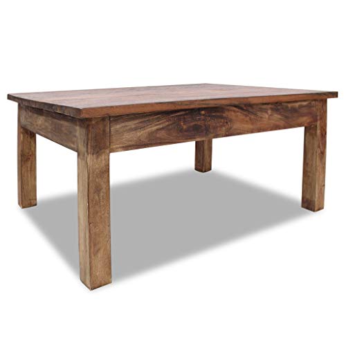 Daonanba Sturdy Coffee Table Solid Reclaimed Wood