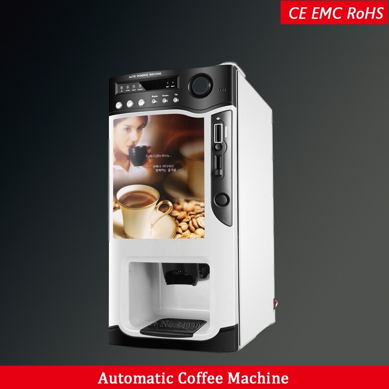 Coffee Maker for Commercial Instant and coin Automatic Espresso Coffee vending Machine