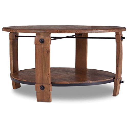 Hooker Furniture Glen Hurst 38" Round Wine Barrel Coffee Table