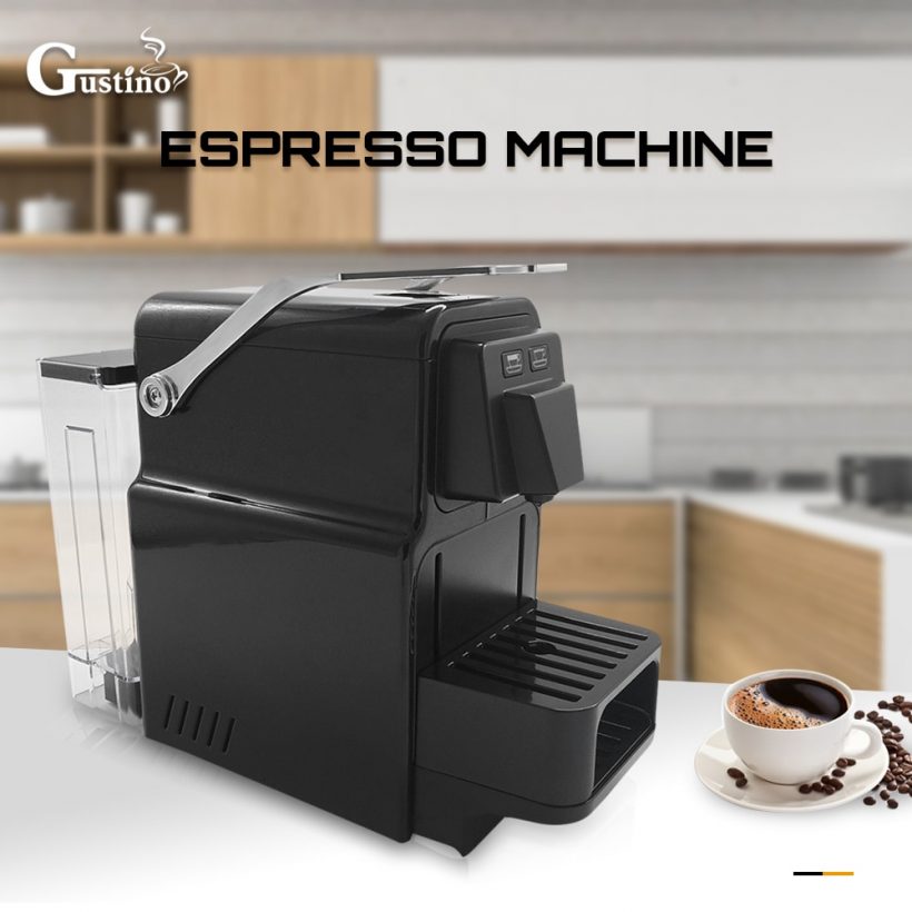 Gustino GS-312 Espresso Machine Coffeemaker Coffee Pot Cup Capsule Lungo Latte Cappuccino Coffee Capsule For Healthy Safe Life