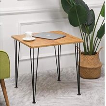YX Iron Living Room Small Coffee Table, Simple Mini Round Sofa Teapot, Modern Bedroom Bedside Tea Table, Small Table,C,606045Cm