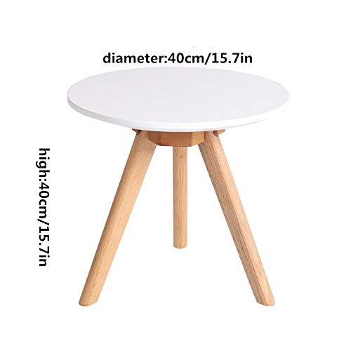 Fashion Creative Small Desk/Coffee Table, White, 40Cm/16In