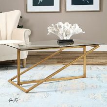 Uttermost UT-24517 Zerrin Glass Coffee Table