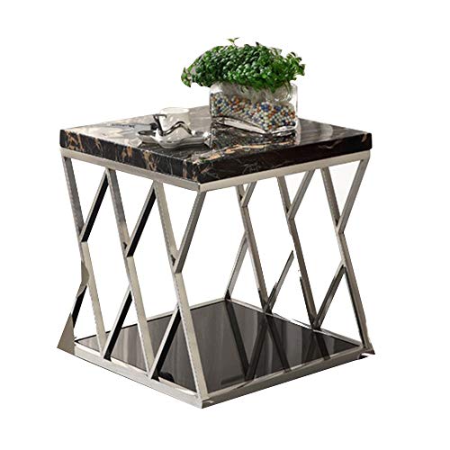 Enolla Stylish Coffee Table Square Coffee Corner White, Du Fuhong