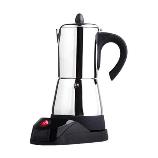 200/300ml Stainless Steel Moka Coffee Maker Teapot Electric Moka Coffee Maker Mocha Stovetop Tool Filter Percolator Tool