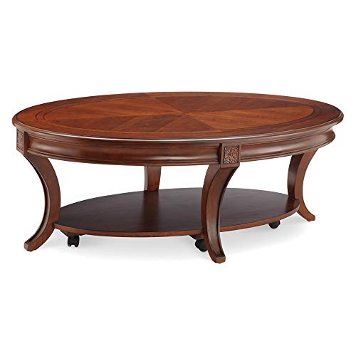 Magnussen Winslet Oval Coffee Table with Casters