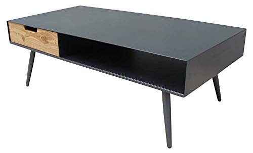 Moe's Home Collection Industrial Rectangular Coffee Table in Black